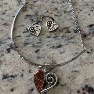 Brighton necklace and earrings